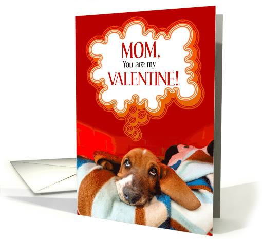 Pet Mom from the Dog Valentine's Day Basset Hound card (1754142)