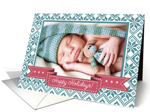 Happy Holidays. Personalized Christmas Photo Card From... (1332806)