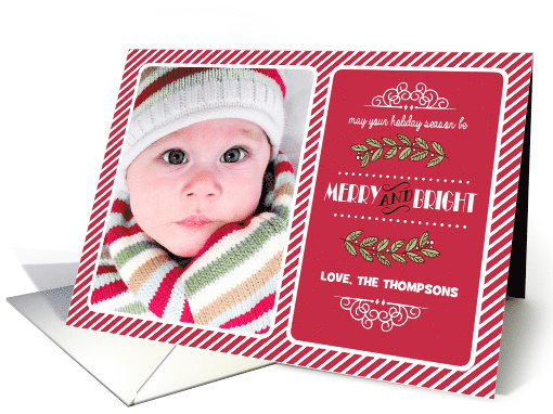 Merry Christmas From Our Home to Yours. Christmas Photo card (1336072)