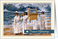 Passover Blessings. The Ark of the Covenant painting card