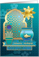 Nowruz Mubarak. Persian New Year Card