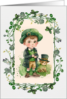 Happy St. Patrick’s Day From Our Home to Yours Little Irish Boy card