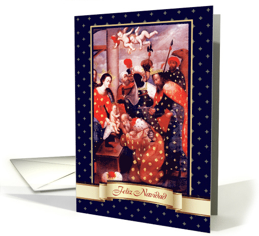 Feliz Navidad . Spanish Christmas card (689844)