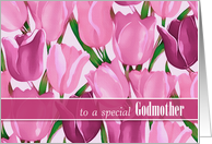 For Godmother on Mother’s Day Spring Tulips Painting card