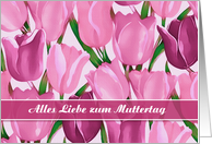 Alles Liebe zum Muttertag. Mother’s Day Card in German card