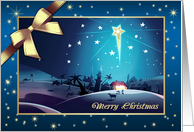Merry Christmas for Customers Star of Bethlehem card