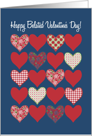 Belated Valentine’s Card, Hearts and Roses card