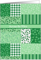 Shamrocks St Patrick’s Day Card, Across the Miles card