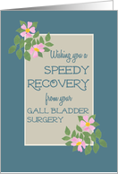 Get Well from Gall Bladder Surgery with Vintage Pink Dog Roses card