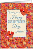 Grandparents Day for Father Icelandic Poppies Blank Inside card