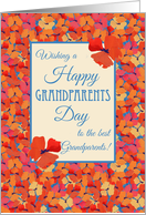 Grandparents Day for Best Granparents Icelandic Poppies Blank Inside card