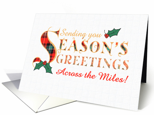 Season's Greetings Across the Miles Holly and Tartan... (1809000)