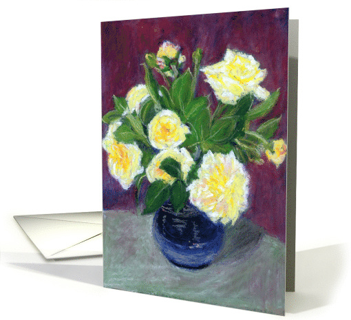 For Mom on Mother's Day with Yellow Alchemist Roses card (536906)