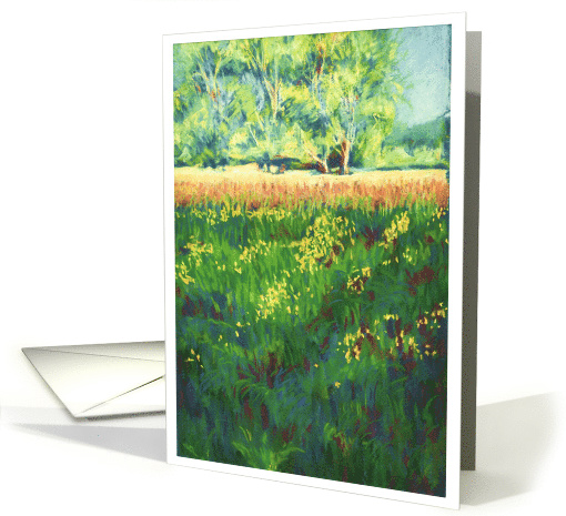 Evening in the Meadows card (544793)