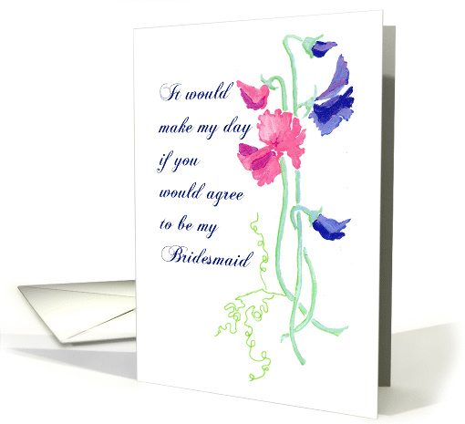 Bridesmaid Request card (604125)