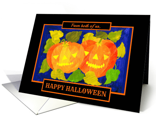 Halloween with Glowing Pumpkins from Both of Us card (661682)