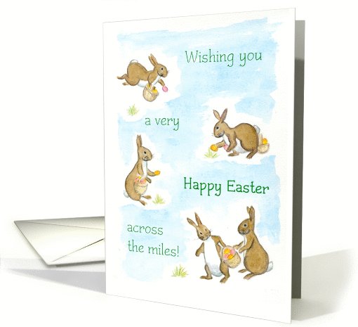 Easter Bunnies - from Across the Miles card (764717)