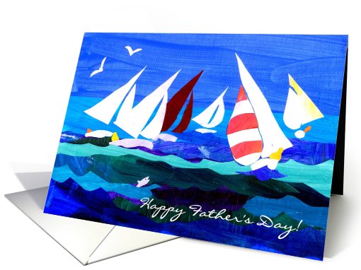 Father's Day Card - Sailing Boats card (817718)