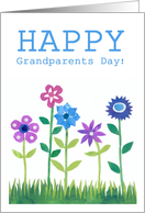 Grandparents Day Greeting Card - ’Flower Power’ card