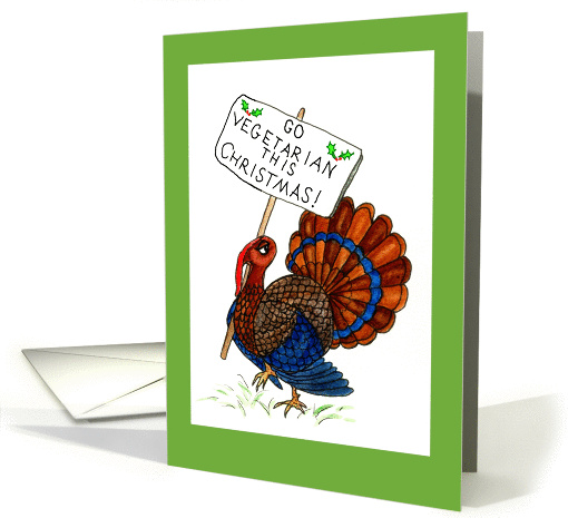 Humorous Christmas Turkey card (882388)