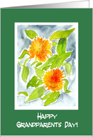 Grandparents Day Card, Pot Marigolds card
