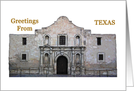 Texas Alamo - Texas Greeting card