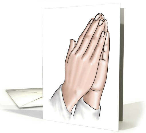 Praying Hands - Blank Card - Note card (538287)