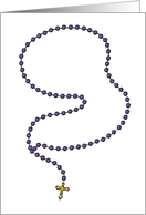 Rosary - Blank Card - Note Card