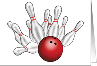 Bowling card