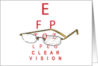 Eye Exam and Glasses card