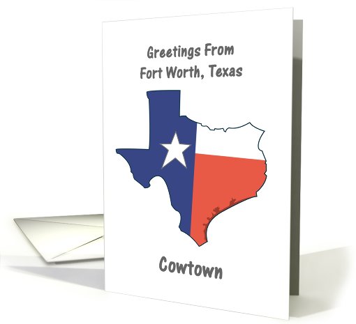 Fort Worth - Texas -  Souvenir Greeting card (541155)