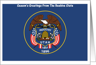 Christmas - Season’s Greetings From Utah - Blank Card