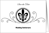 Save the Date - Wedding Anniversary card