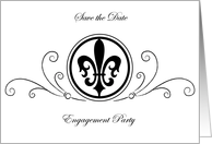 Save the Date - Engagement Party card