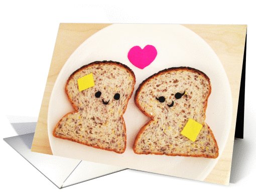 Toasty Love Valentine card (544579)