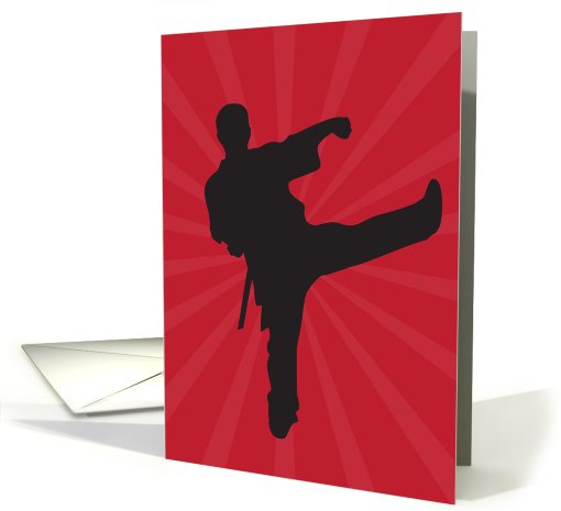 Martial Arts Red card (569199)