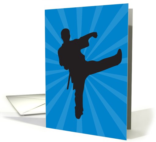 Martial Arts Blue card (569403)