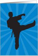 Martial Arts Blue card