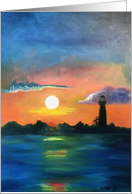 Cape May Lighthouse Blank Inside card
