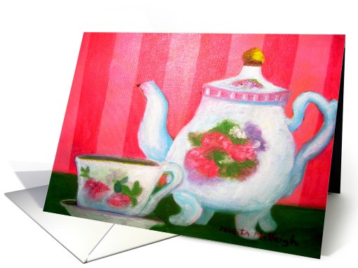 Tea Set-friendship card (566695)
