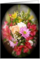 Sympathy-Flower arrangement card