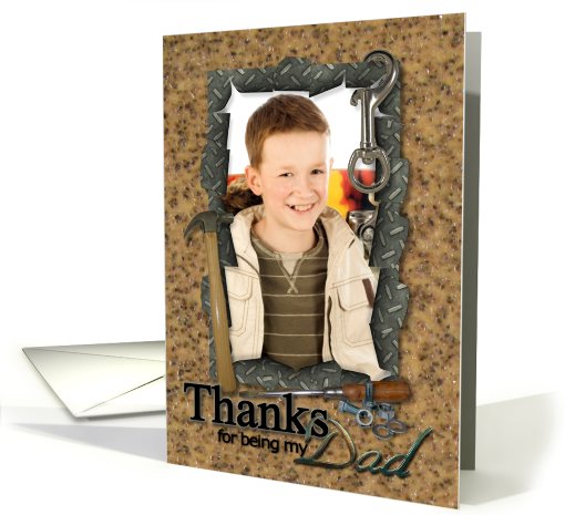 Father's Day Tools Photo card (917384)