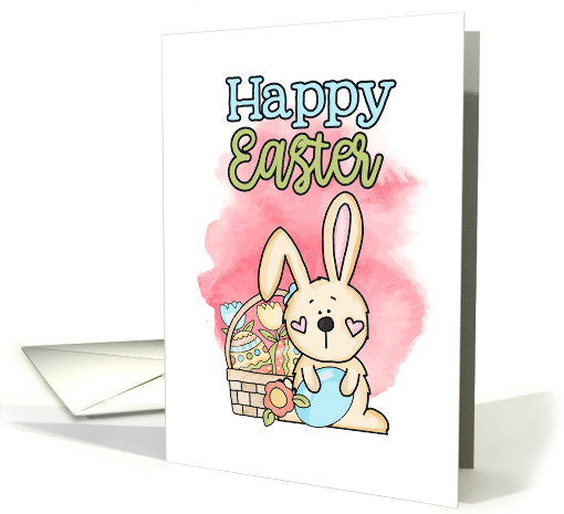 Easter Basket Bunny Happy Easter card (1722802)