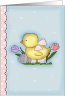Easter Chick card