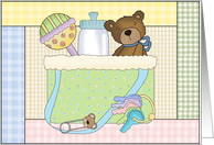 Sweet Teddy Diaper Bag card