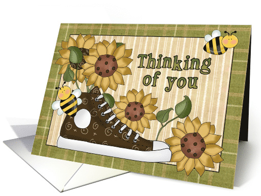 Thinking of you sunflowers card (564213)