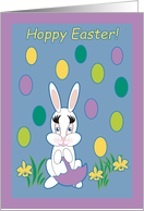 Hoppy Easter Easter Raining Jelly Beans Bunny card
