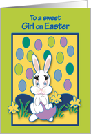 For Her Easter Raining Jelly Beans Bunny card