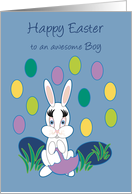 For Him Easter Raining Jelly Beans Bunny card