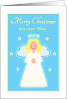 Christmas, Custom Relation, Sweet Child Angel with Stars card